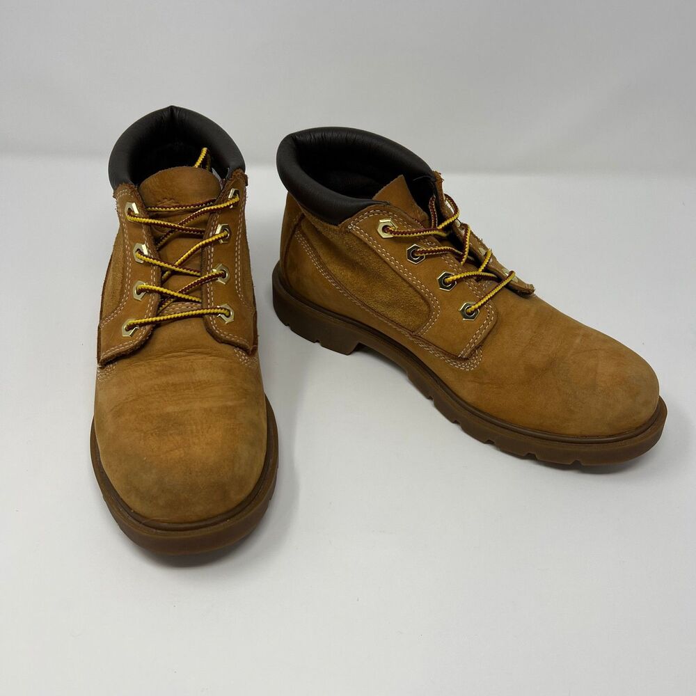 Timberland Boots Womens Size 7 (A1TXM) Wheat Leather Ankle Chukka Boot